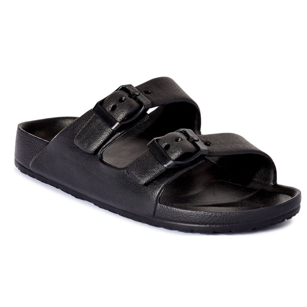 Wonder Nation Boys Beach EVA Footbed Sandals Double Adjustable Straps Size 2 / 3